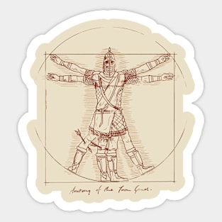 Anatomy of the Town Guard Sticker